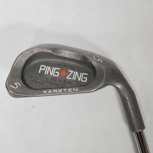 Vintage Ping Zing Orange Dot 5 Iron Original Steel Stiff Flex Original Ping Grip